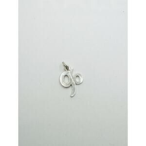 Vintage 925 Sterling Silver 96 Birthday Necklace Pendant Charm G1